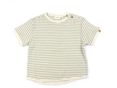 Lil Atelier moss gray stribet top